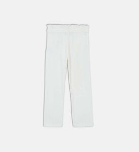 Bow-detail Regular-fit Pants