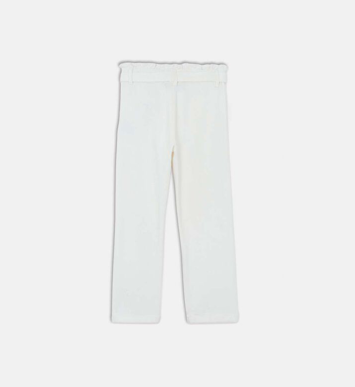 Bow-detail Regular-fit Pants