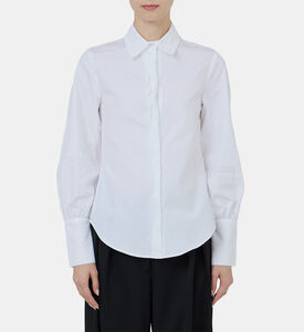 قميص قطني بأكمام طويلة