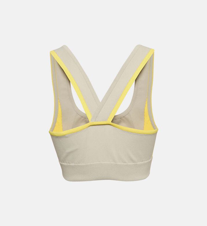 Hermes Grey Stretch Knit Yoga Crop Top Preowned