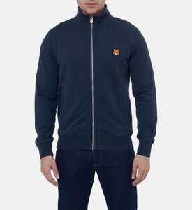 Fox-embroidery Long-sleeve Sweatshirt