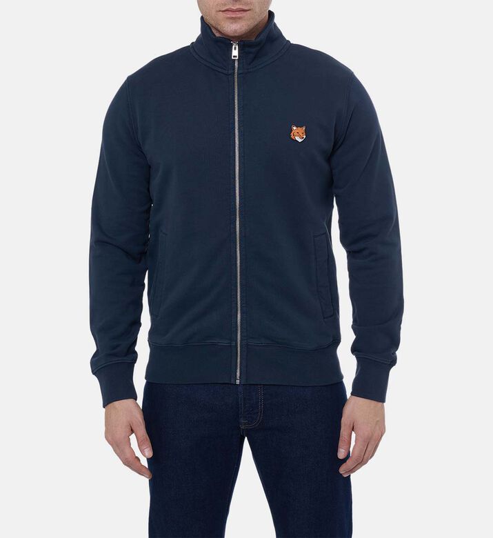 Fox-embroidery Long-sleeve Sweatshirt