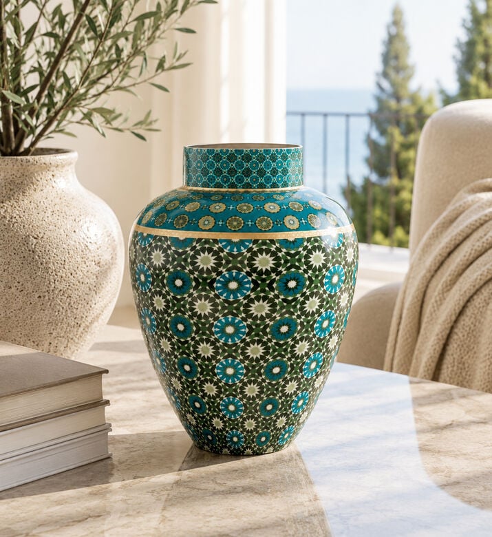 Images d Orient Andalusia Porcelain Large Vase, Packshot View