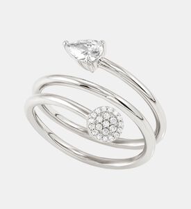 Round-shaped Spiral Ring