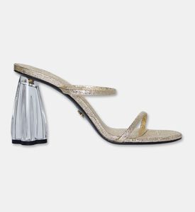 Atana Molton Gold Fiorellini Heel Sandal, Packshot View