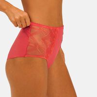 Embroidered High-rise Retro Brief