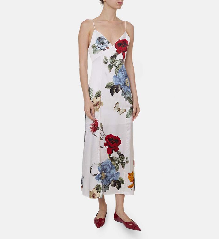Julietta Loose-fit Floral Midi Dress