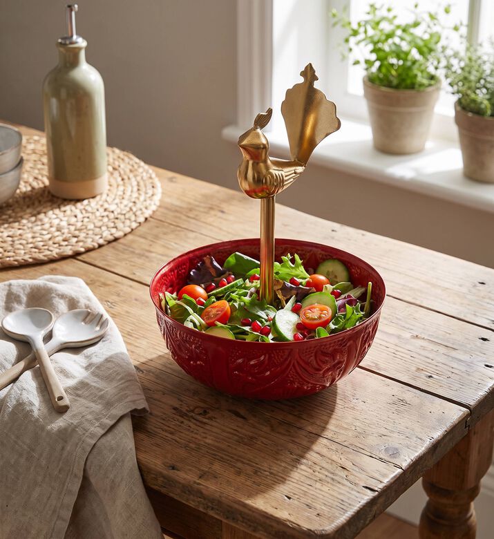 Noorena Classic Bird Decorative Bowl, Model View