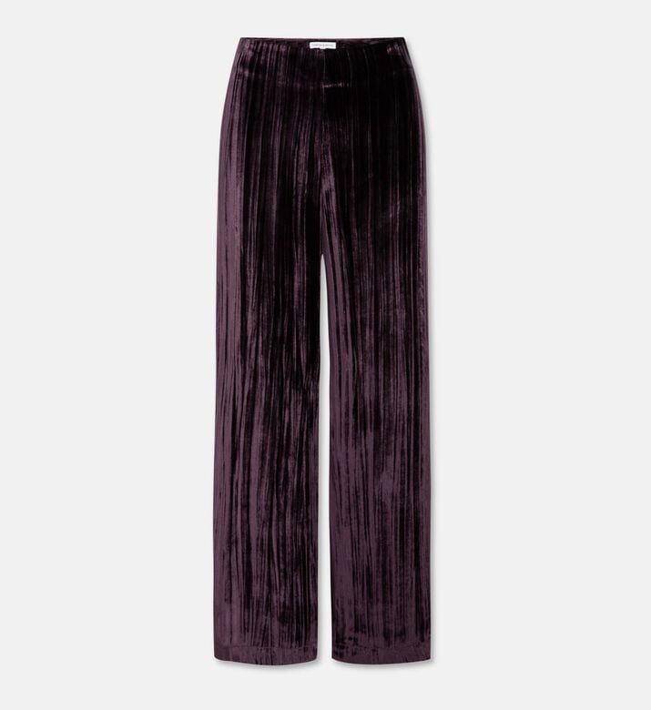 Carter and White Perrine Velvet Wide-leg Trousers, Packshot View