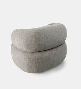 Home Deco and More Apollo Swivel Base Arm Chair, Brown, Packshot View