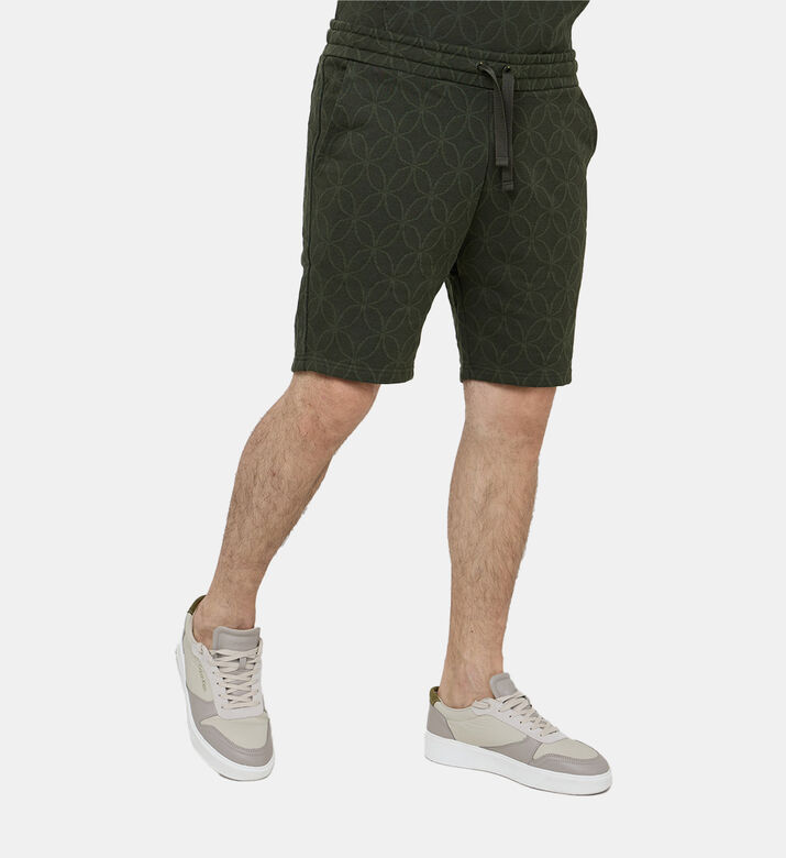 Drawstring Jacquard Terry Sweat Shorts Drawstring Jacquard Terry Sweat Shorts