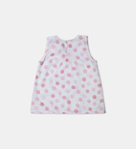 بلوزة بطبعة نقط بولكا