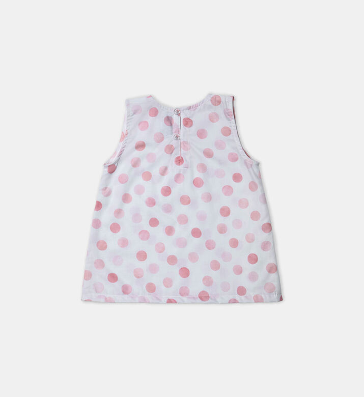 بلوزة بطبعة نقط بولكا