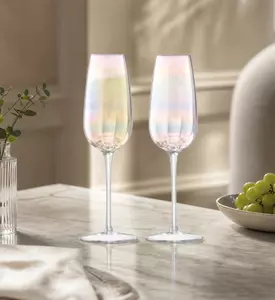 Lsa Pearl Flute Champagne Set 250 Ml, Model View