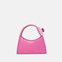 Leather Claw Clip Crossbody Bag