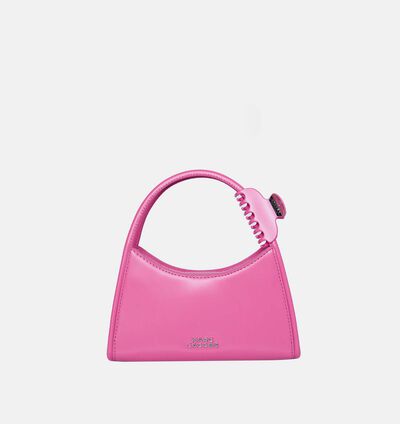 Leather Claw Clip Crossbody Bag