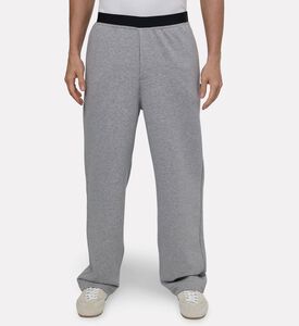 MM6 Elastic Waistband Wide-leg Pants, Model View