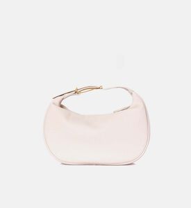 حقيبة هوبو جلد يشكل قمر