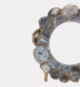 Home Deco and More Agatha Stones Frame Mirror, Packshot View