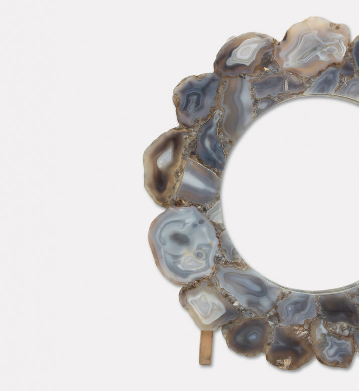 Home Deco and More Agatha Stones Frame Mirror, Packshot View