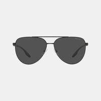 Double-bridge Pilot Frame Sunglasses 61