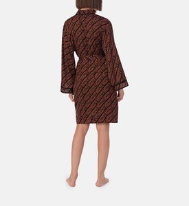 Satin Logo-print Robe