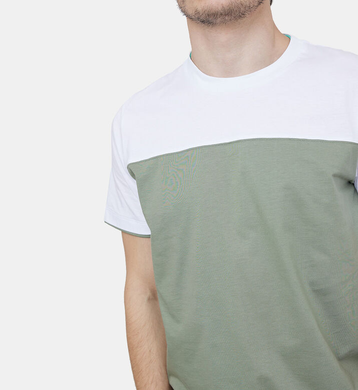 تيشيرت جيرسيه مقسم بألوان