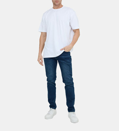 Tapered-leg Straight-fit Pants