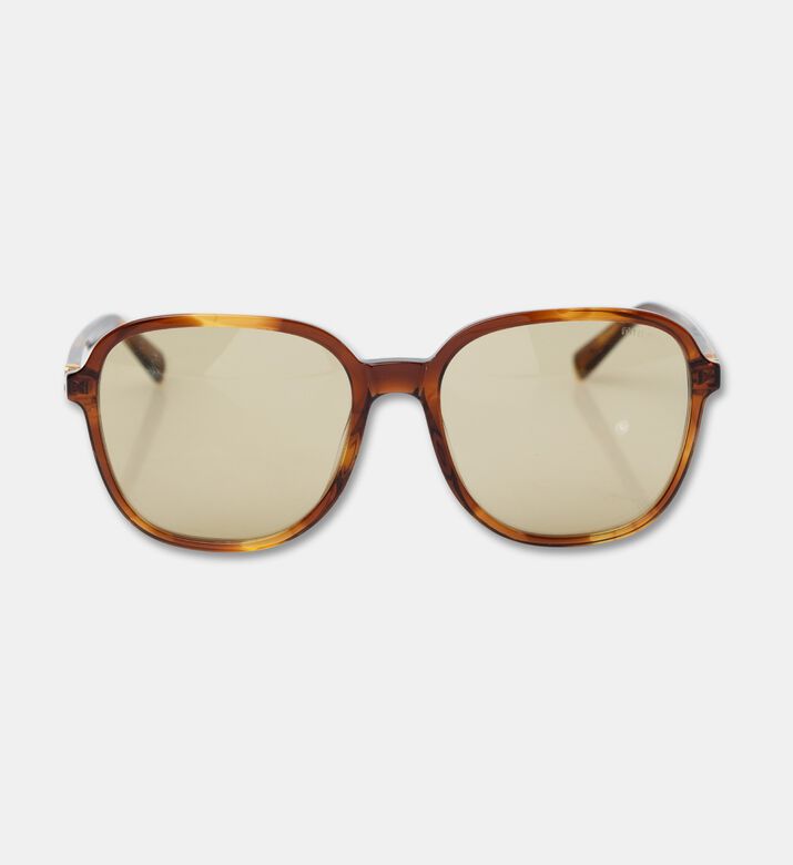 Miu Miu Pillow-shaped Acetate Frame Striped Sunglasses, Packshot View