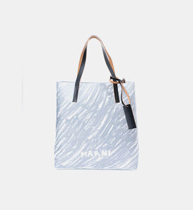 حقيبة يد بنقشة تجريدية