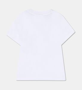 Boss Logo-print Jersey T-shirt, White, 18m, Packshot View