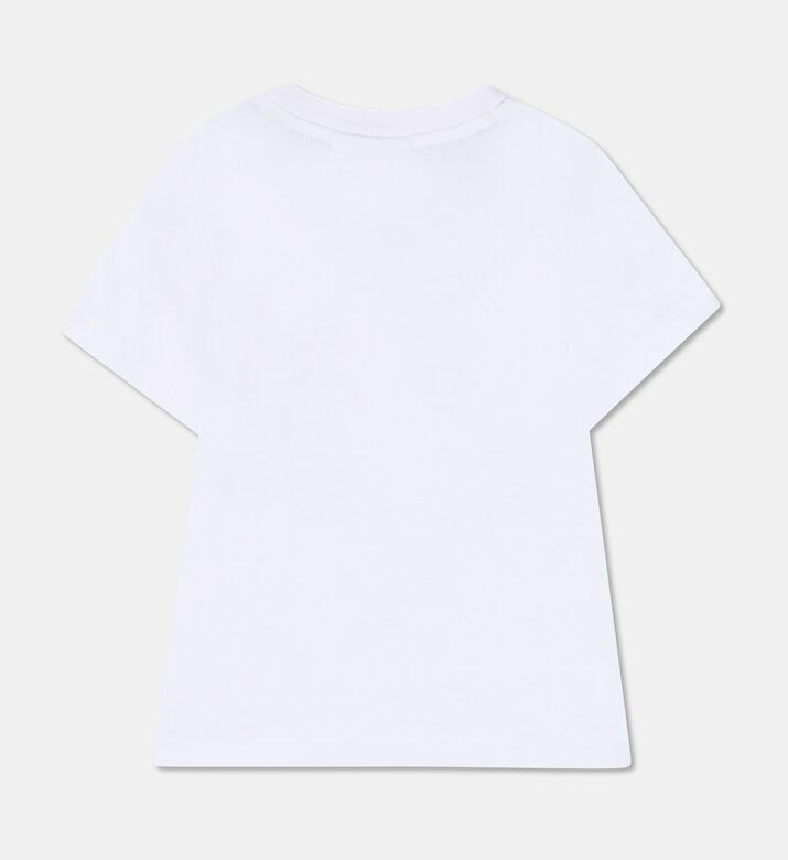 Boss Logo-print Jersey T-shirt, White, 18m, Packshot View