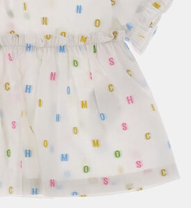 طقم شورت وبلوزة بنقشة احرف الماركة لطفلة رضيعة