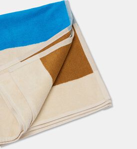 Suite702 Organic Terry Colorblock Bath Towel, Brown, Packshot View