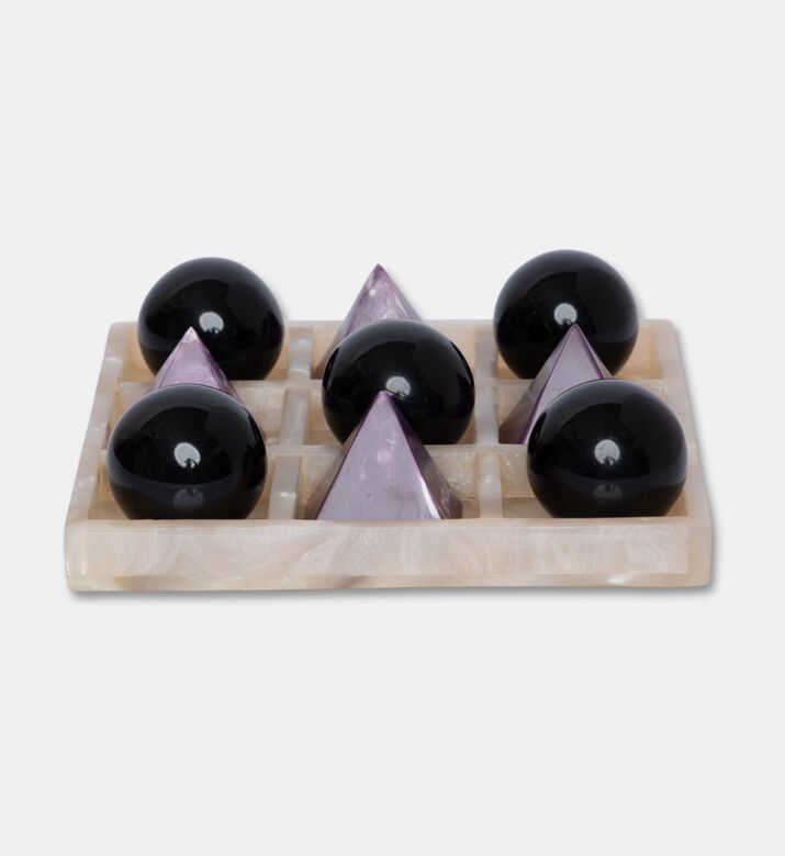 Home Deco and More Glossy Tic Tac Toe Game Board, Packshot View