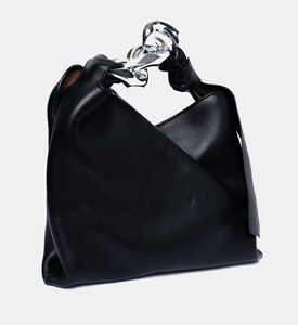 حقيبة هوبو بسلسلة من جلد العجل