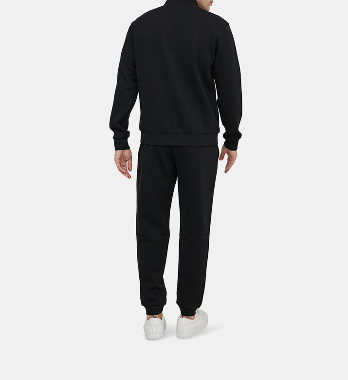 بدلة رياضية بياقة عالية برقعة لوغو