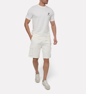 Karl Lagerfeld Jersey Cotton Sweatshorts, Model View