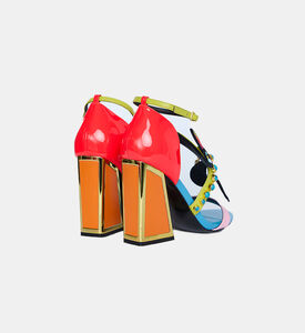 صندل جاكس جلد متعدد الألوان