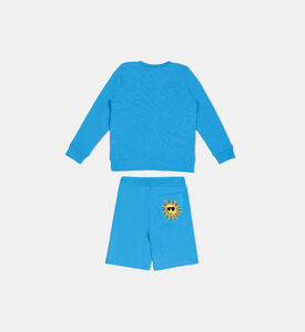 Fleece Sun-print 2-piece Tracksuit