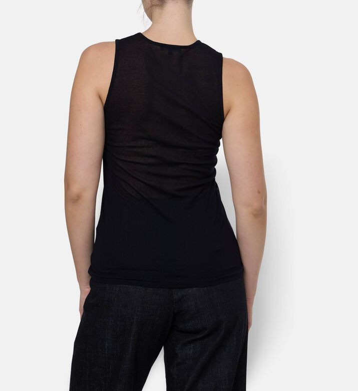 Soeur Isis Ribbed Tank Top, Model View