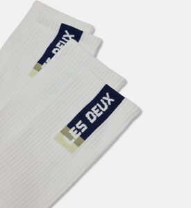 Les Deux Logo-embroidery Socks, Packshot View