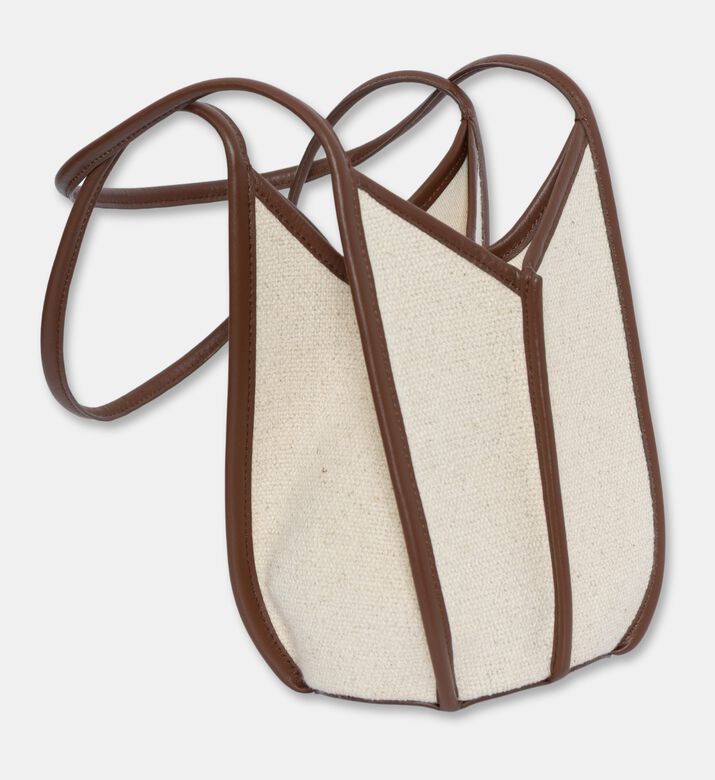 Hereu Canvas Paneling Bucket Shoulder Bag, Packshot View