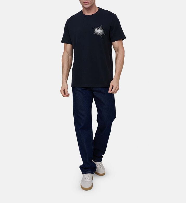 Cotton Crewneck Short-sleeve T-shirt