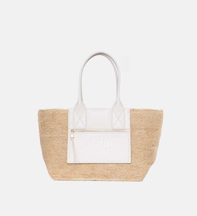 Raffia Medium Tote Bag
