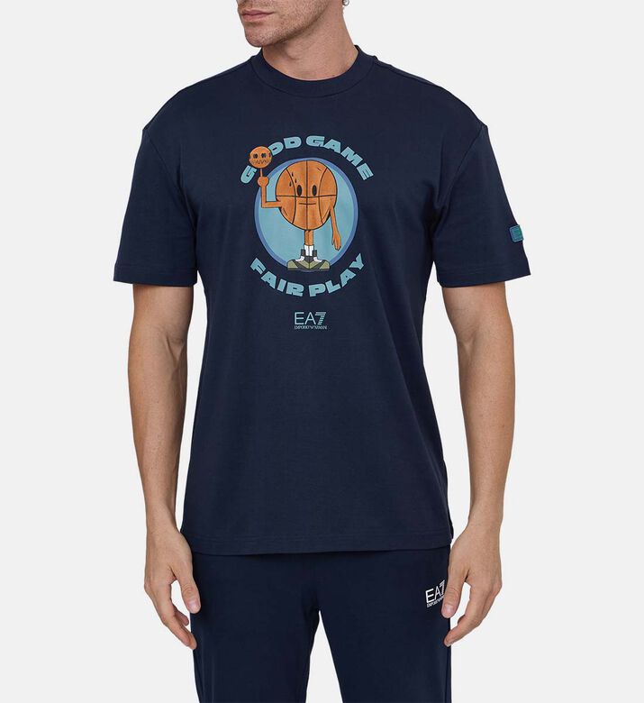 Front-print Crewneck T-shirt