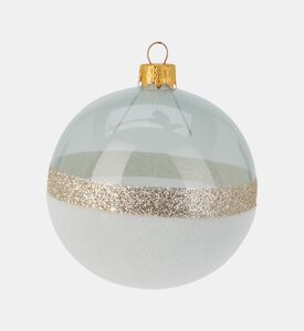 Home Deco and More Ball Xmas Glass, Light-green, Packshot View