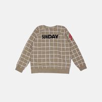 Kelp Organic Cotton Grid Zip Jacket