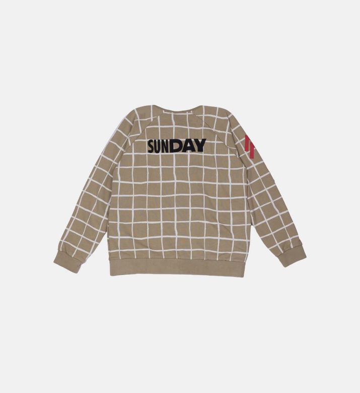 Kelp Organic Cotton Grid Zip Jacket