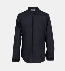 قميص بأساور بتصميم بطبعة سلسلة